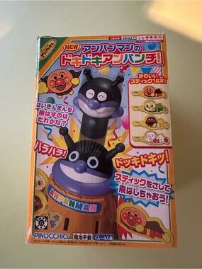 RARE! Stab & pop up pirate game Japan Anpanman Baikinman edition party game toy